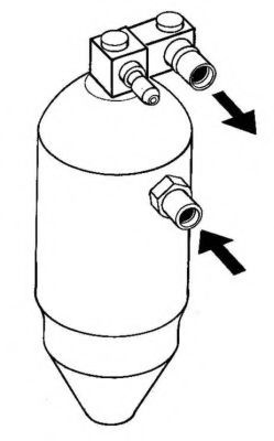 Uscator,aer conditionat PEUGEOT 806 (221) (1994 - 2002) NRF 33047 piesa NOUA