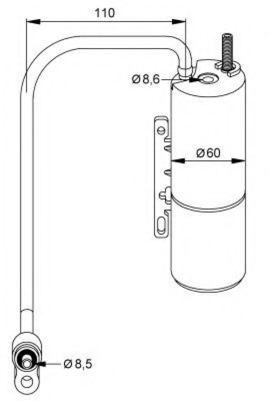 Uscator,aer conditionat SAAB 9-3 Combi (YS3F) (2005 - 2016) NRF 33309 piesa NOUA