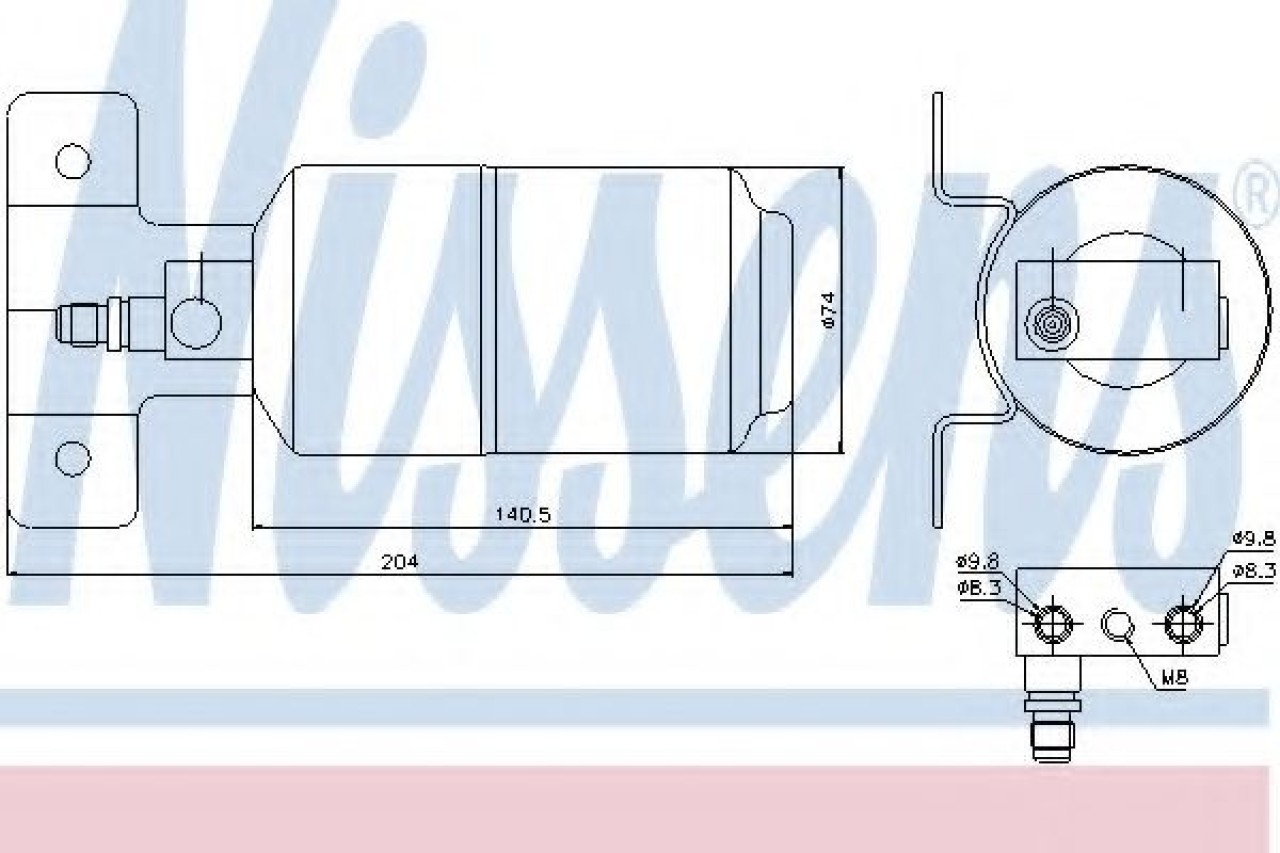 Uscator,aer conditionat SEAT ALHAMBRA (7V8, 7V9) (1996 - 2010) NISSENS 95169 piesa NOUA