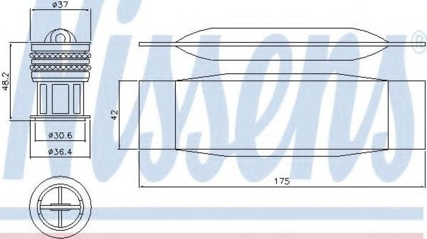 Uscator,aer conditionat SKODA OCTAVIA II (1Z3) (2004 - 2013) NISSENS 95490 piesa NOUA