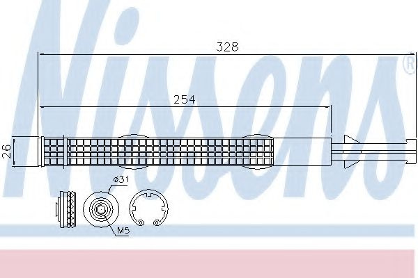 Uscator,aer conditionat SKODA ROOMSTER Praktik (5J) (2007 - 2015) NISSENS 95526 piesa NOUA