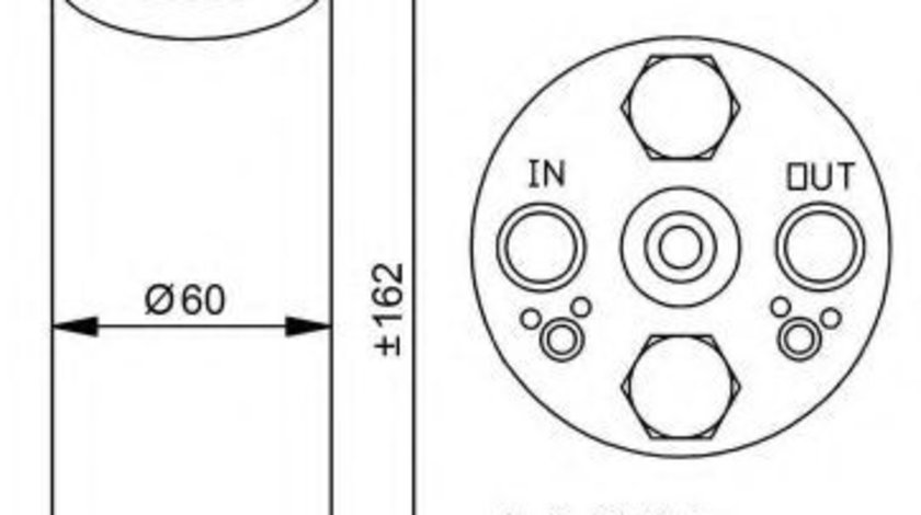 Uscator,aer conditionat SUBARU LEGACY III Combi (BE, BH) (1998 - 2003) NRF 33183 piesa NOUA