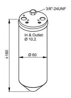 Uscator,aer conditionat VOLVO S60 I (2000 - 2010) NRF 33319 piesa NOUA