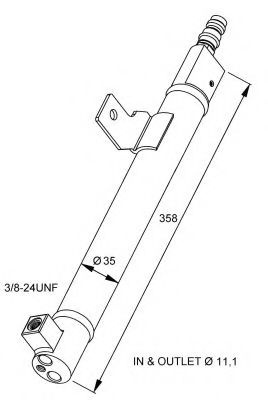 Uscator,aer conditionat VOLVO S60 I (2000 - 2010) NRF 33281 piesa NOUA