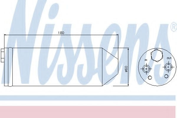 Uscator,aer conditionat VOLVO S60 I (2000 - 2010) NISSENS 95256 piesa NOUA