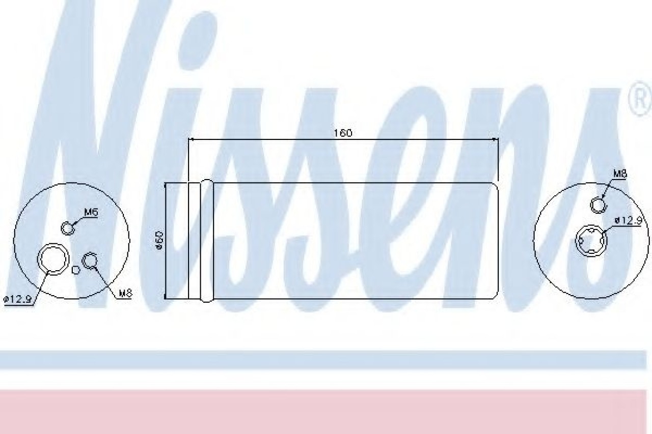 Uscator,aer conditionat VW BORA Combi (1J6) (1999 - 2005) NISSENS 95171 piesa NOUA