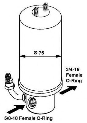 Uscator,aer conditionat VW LUPO (6X1, 6E1) (1998 - 2005) NRF 33325 piesa NOUA