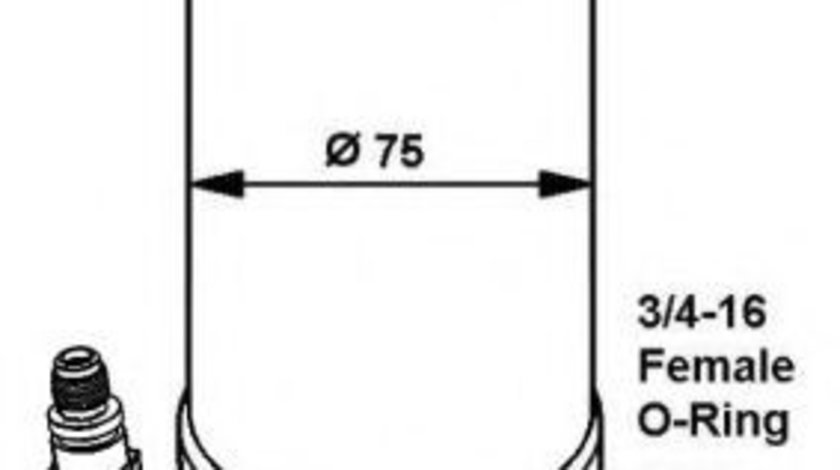 Uscator,aer conditionat VW LUPO (6X1, 6E1) (1998 - 2005) NRF 33325 piesa NOUA