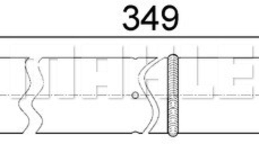 Uscator,aer conditionat VW PASSAT CC B6 (357) MAHLE AD 243 000S