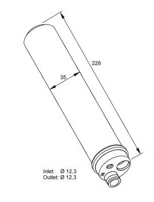 Uscator,aer conditionat VW TIGUAN (5N) (2007 - 2016) NRF 33297 piesa NOUA