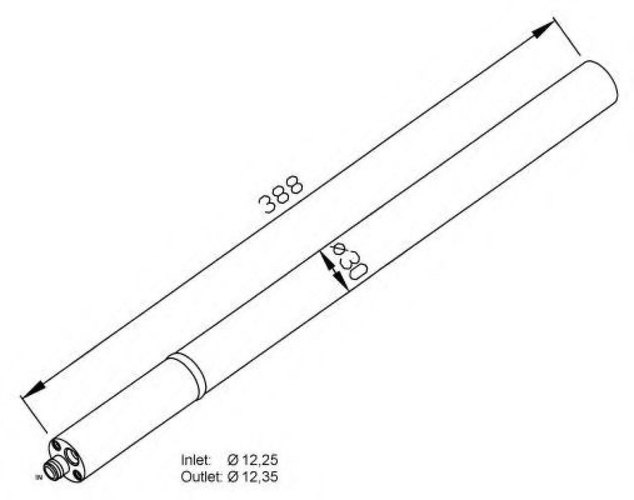 Uscator,aer conditionat VW TOURAN (1T1, 1T2) (2003 - 2010) NRF 33213 piesa NOUA