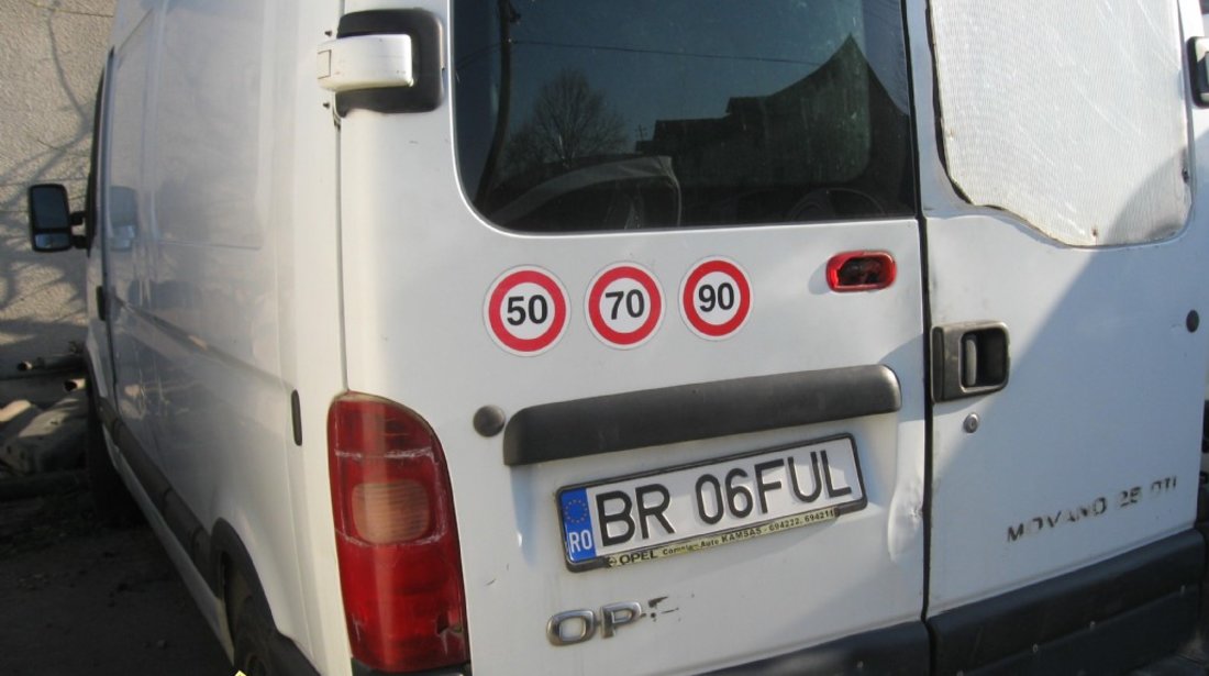 Usi spate renault master