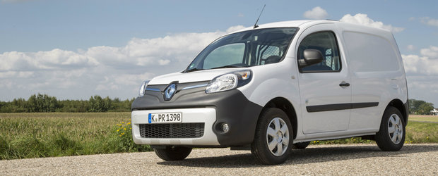 Utilitara Renault Kangoo ZE promite din 2017 o autonomie de 270 de kilometri