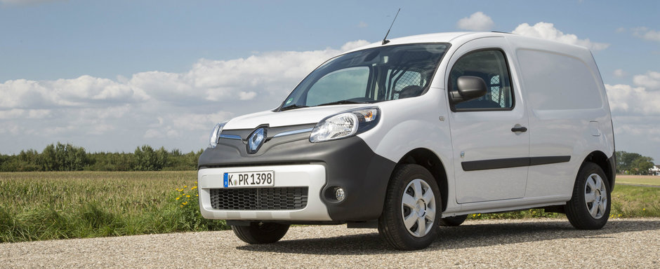 Utilitara Renault Kangoo ZE promite din 2017 o autonomie de 270 de kilometri