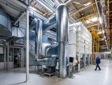 Uzina BMW Group din Regensburg a testat un sistem cu ulei termic pentru generarea de caldura in atelierul de vopsitorie