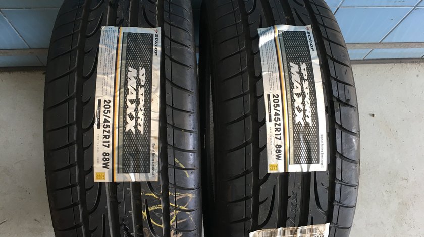 Vând 2 anvelope 205/45/17 Dunlop de vara noi