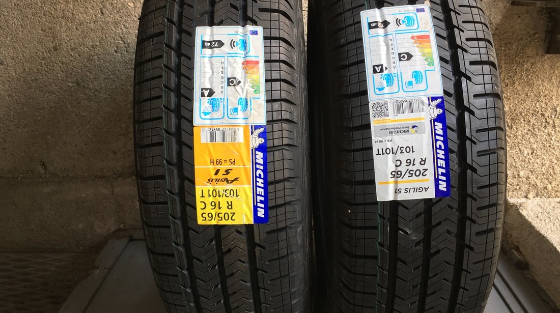 Vând 2 anvelope 206/65/16c Michelin de vara noi