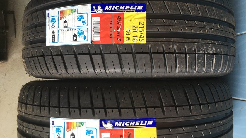 Vând 2 anvelope 215/45/18 Michelin de vara noi