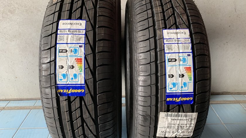 Vând 2 anvelope 235/60/18 goodyear de vară noi