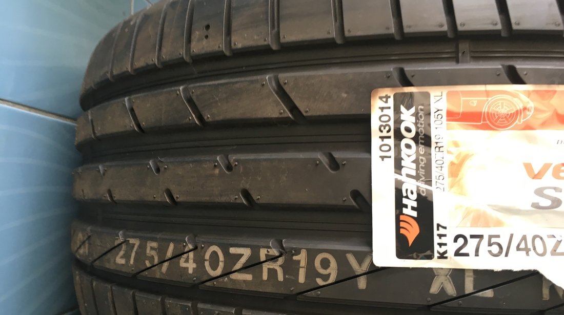 Vând 2 anvelope 275/40/19 hankook de vara noi