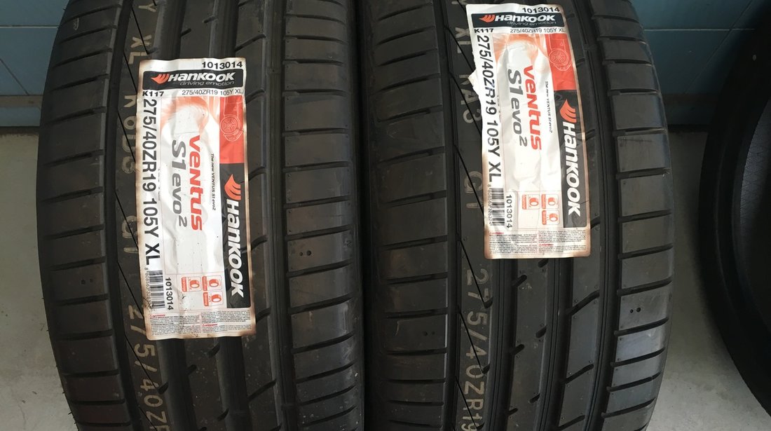 Vând 2 anvelope 275/40/19 hankook de vara noi