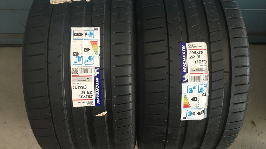 Vând 2 anvelope 295/35/18 Michelin de vara noi