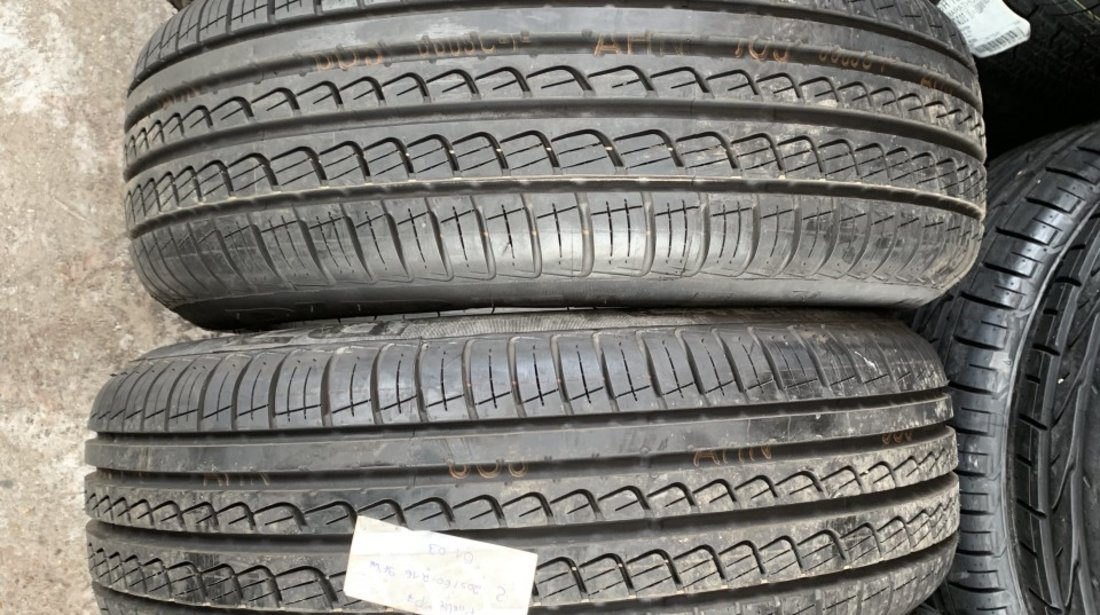 Vând 4 anvelope 205/60/16 Pirelli de vară ca noi