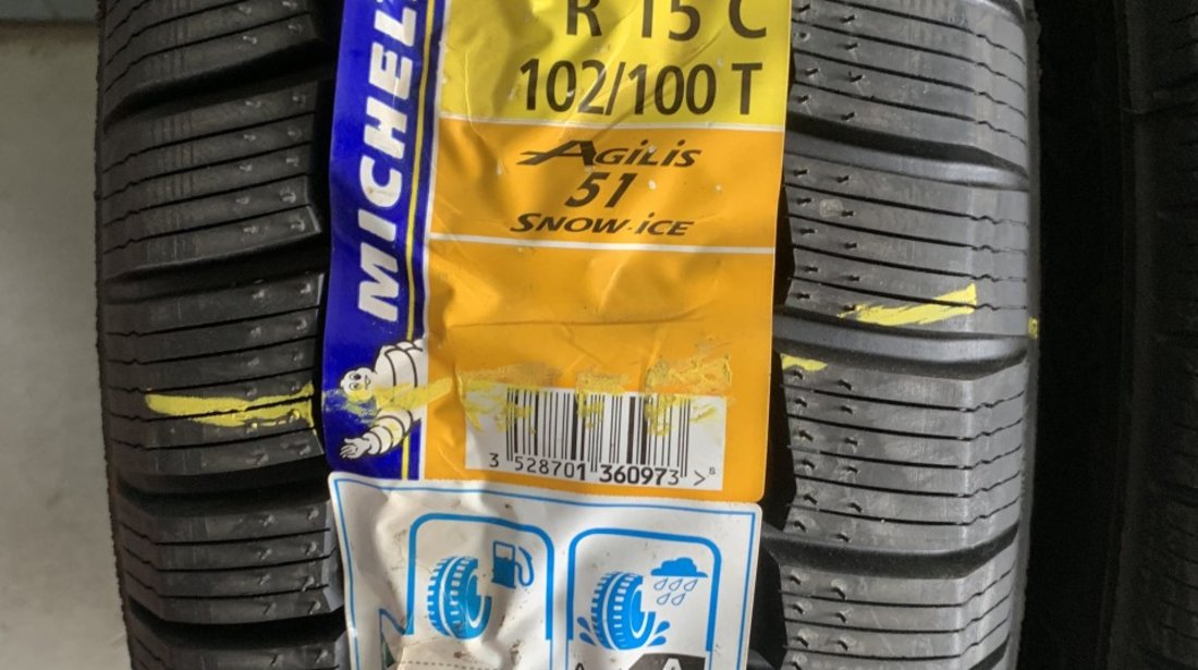 Vând 4 anvelope 205/65/15c Michelin de iarnă noi