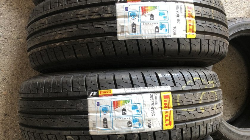 Vând 4 anvelope 205/70/15c Pirelli de vară noi
