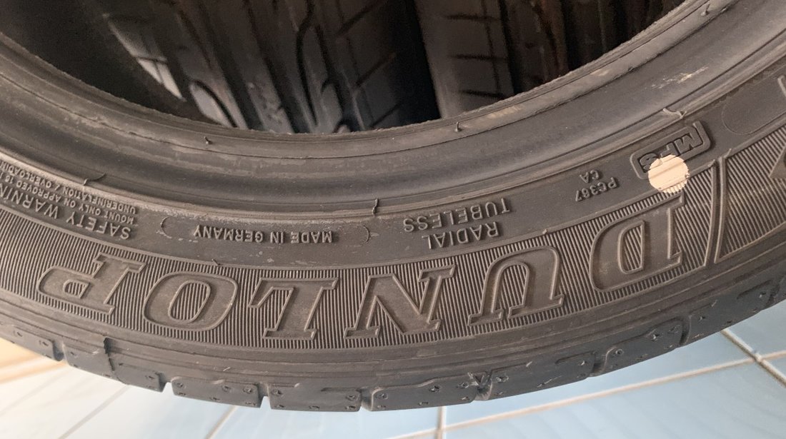 Vând 4 anvelope 215/45/16 Dunlop de vară noi