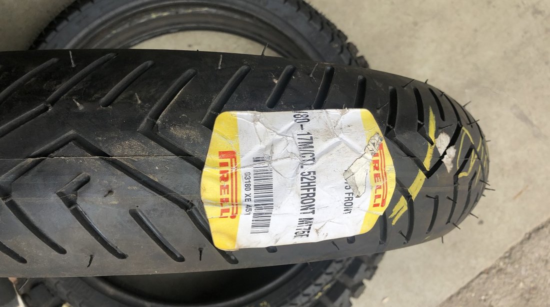 Vând anvelopă 100/80/17 Pirelli nouă