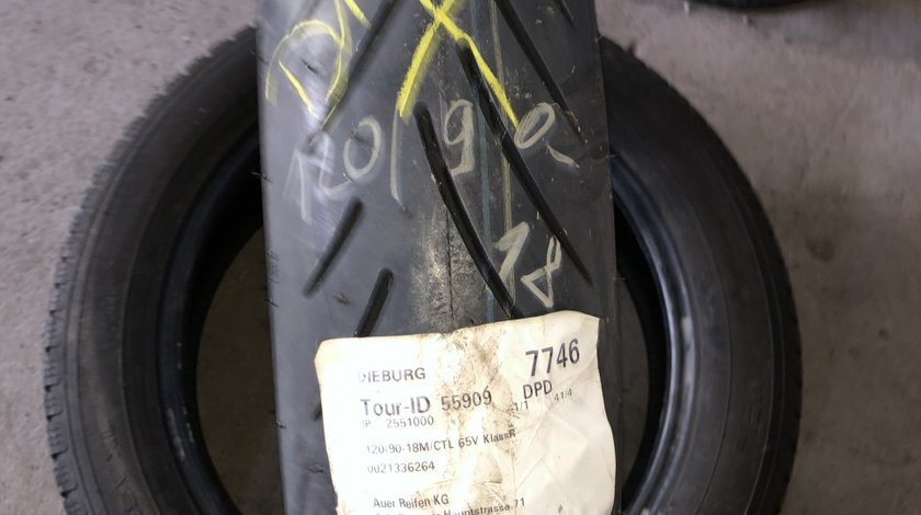 Vând anvelopă 120/90/18 Metzelder nouă
