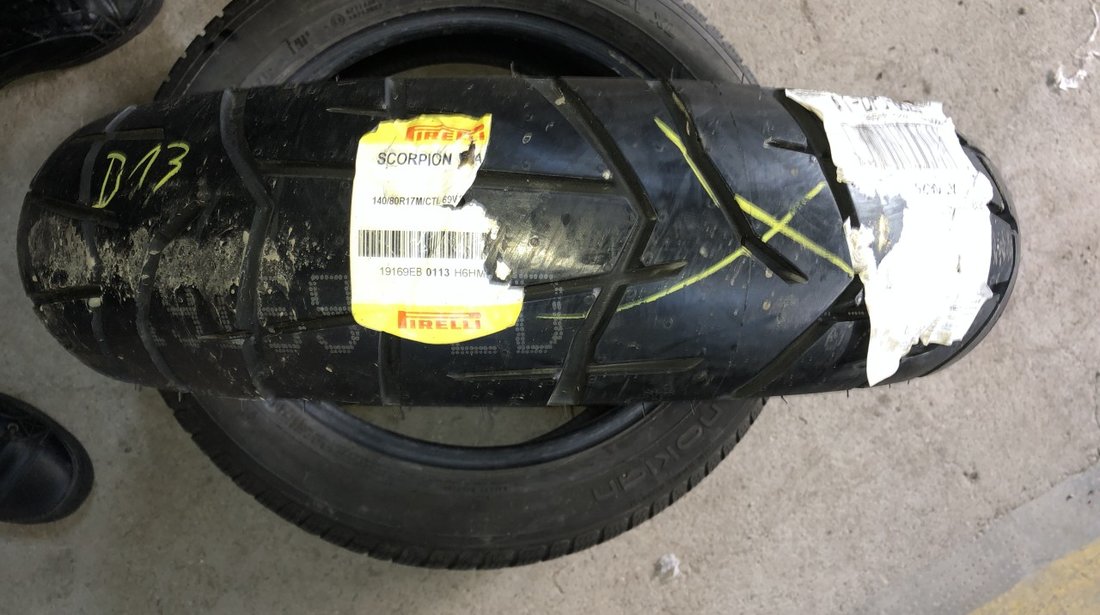 Vând anvelopă 140/80/17 Pirelli nouă