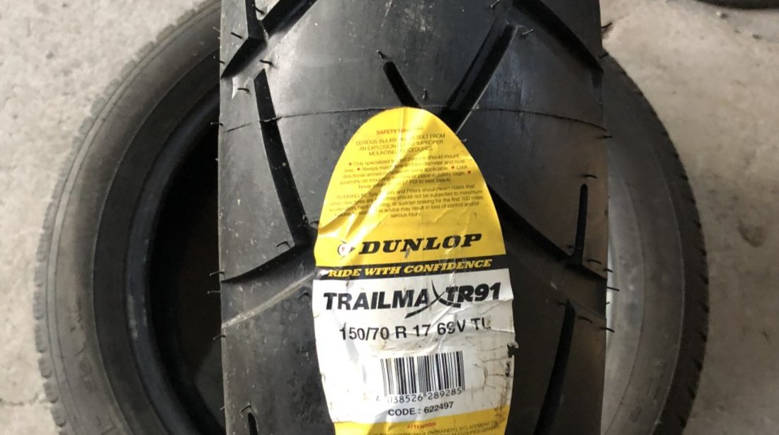 Vând anvelopă 150/70/17 Dunlop nouă