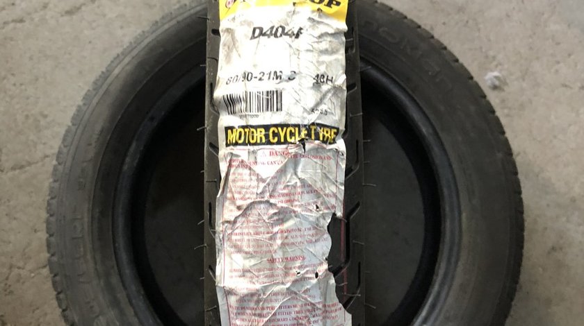 Vând anvelopă 80/90/21 Dunlop nouă