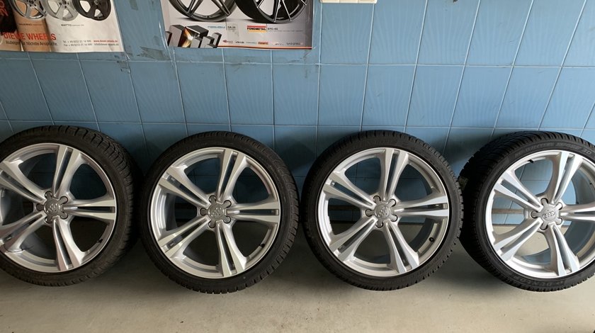 Vând jante originale Audi pe 20” cu anvelope