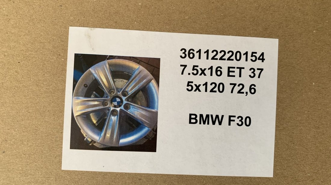 Vând jante originale BMW pe 16” noi din aliaj