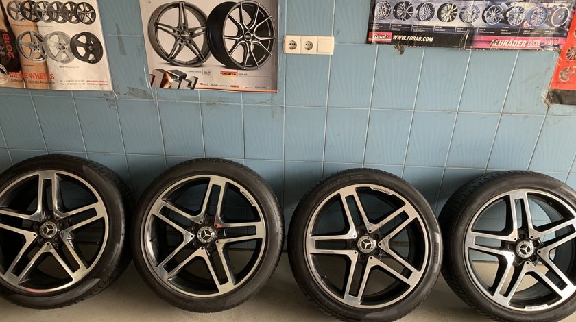Vând jante originale Mercedes AMG pe 20” cu anvelope