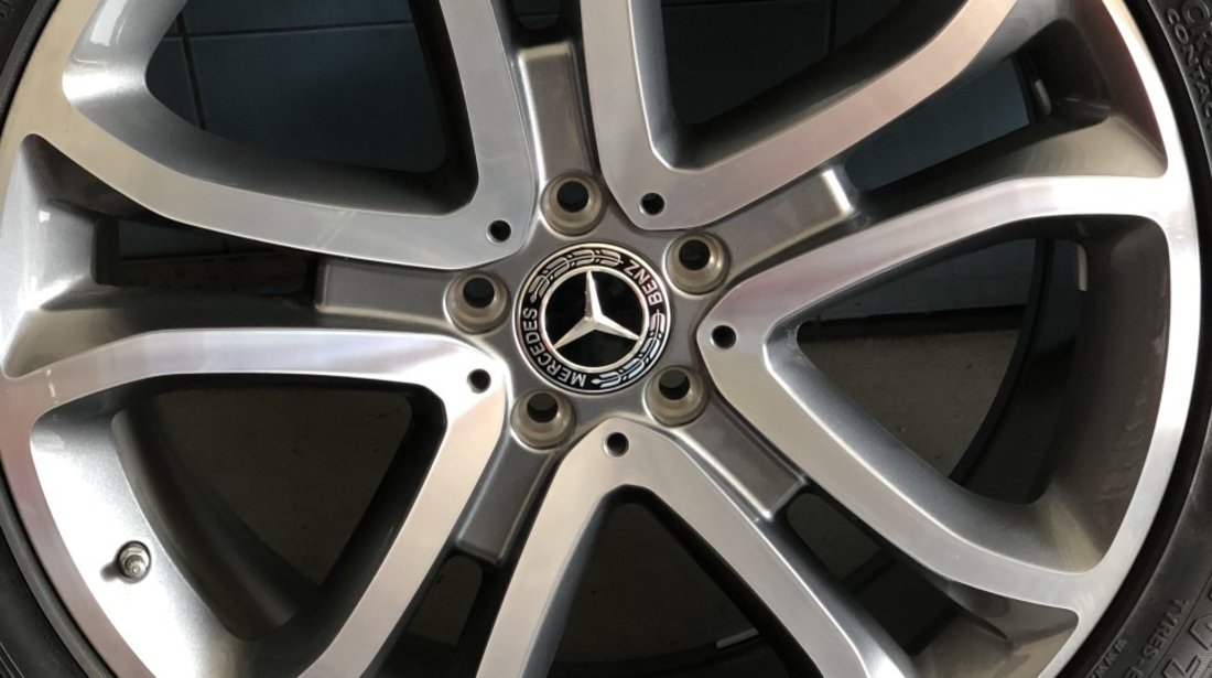 Vând jante originale Mercedes ML pe 21” noi cu anvelope noi continental