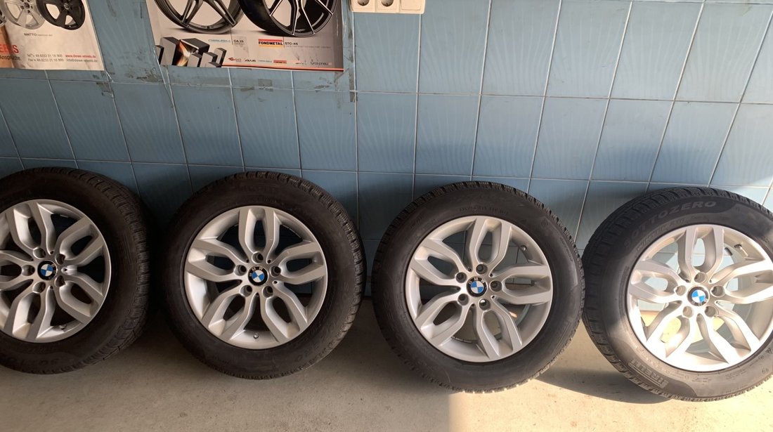 Vând set jante originale Bmw X3 pe 17” cu anvelope iarnă