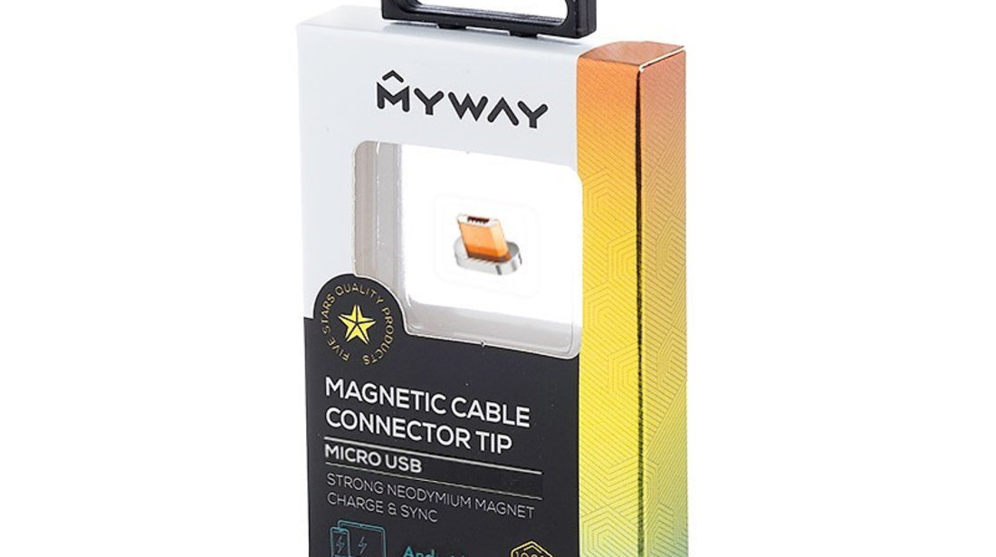 Vârf Pentru Cablu Magnetic 63030, Mufă Micro Usb Maway 63030M