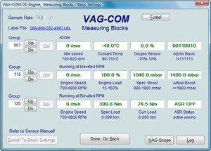 VAGCOM-Citire parametrii?