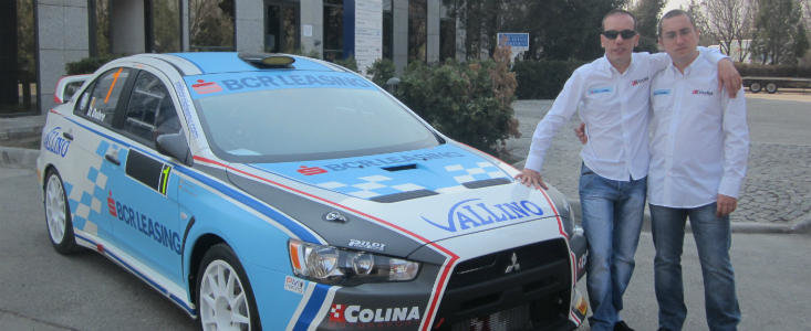 Valentin Porcisteanu concureaza pentru BCR Leasing Rally Team