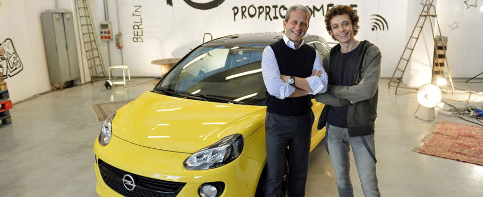 Valentino Rossi, imaginea noului Opel Adam