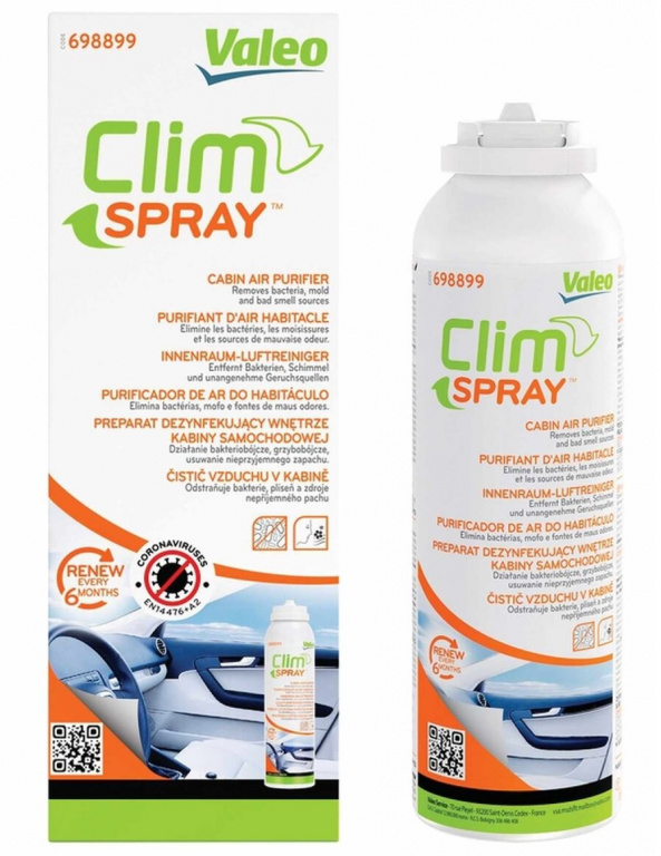 Valeo Spray Curatat Clima 125ML 698899