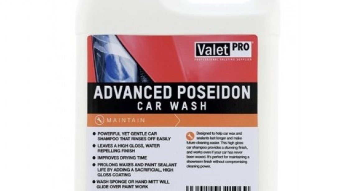 Valet Pro Sampon Auto Advanced Poseidon Car Wash 1L EC21-1l