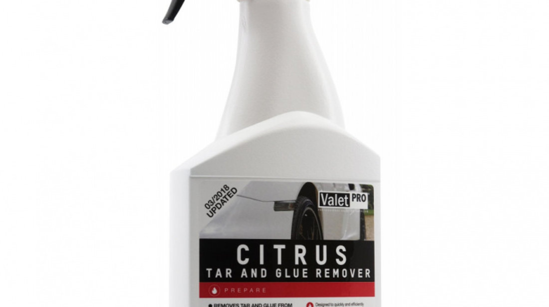 Valet Pro Solutie Indepartare Bitum Citrus Tar &amp; Glue Remover 500ML EC12-500ml