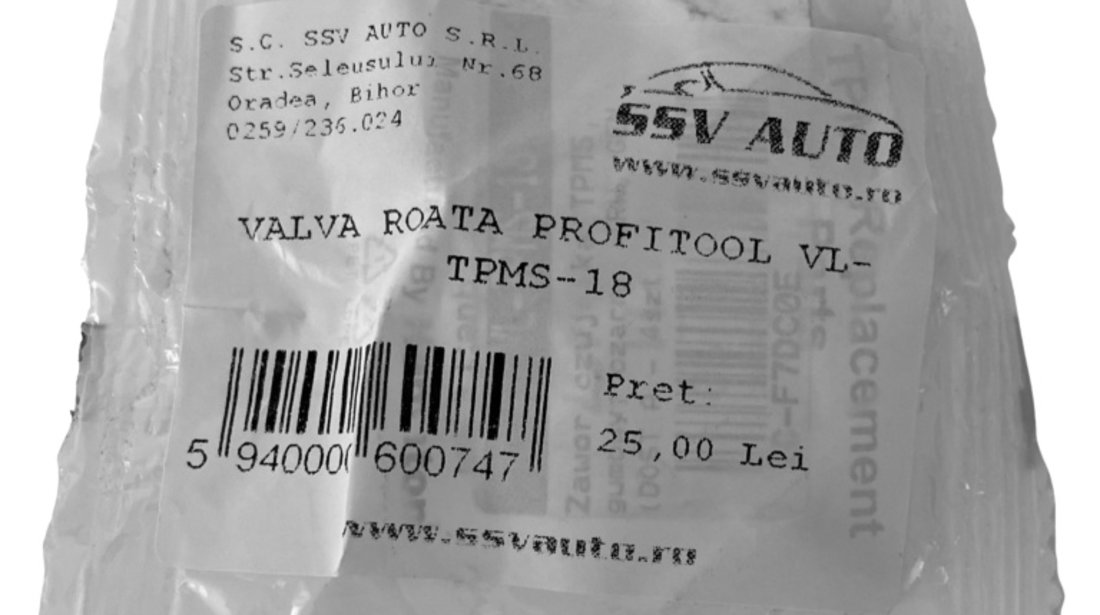 Valva Roata Profitool VL-TPMS-18