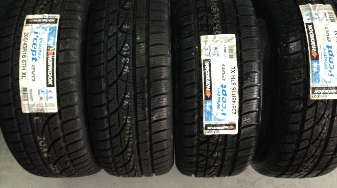 VAND 4 ANVELOPE 205/45/16 HANKOOK DE IARNA NOI