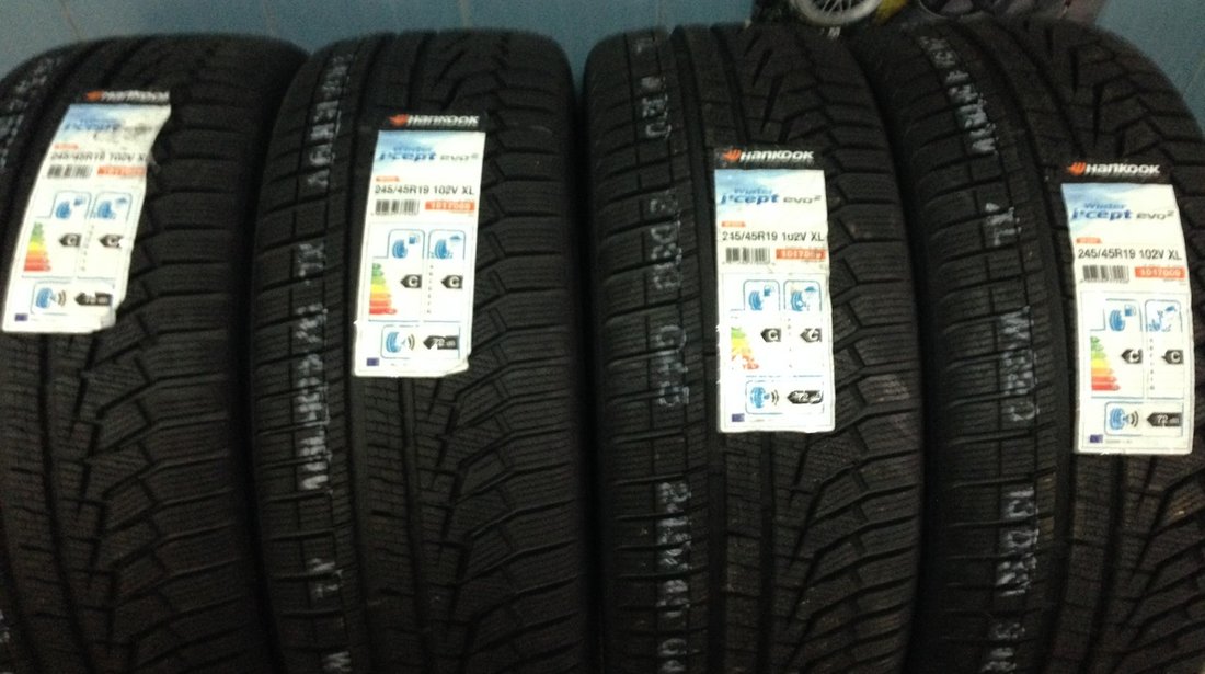 VAND 4 ANVELOPE 245/45/19 HANKOOK DE IARNA NOI